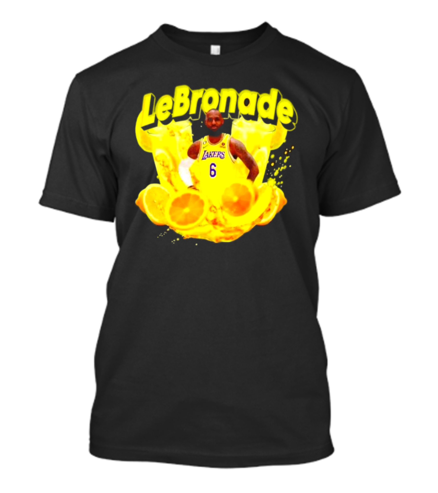 LeBronade LeBron James Los Angeles Lakers 6 Lemon Explosion T-Shirt