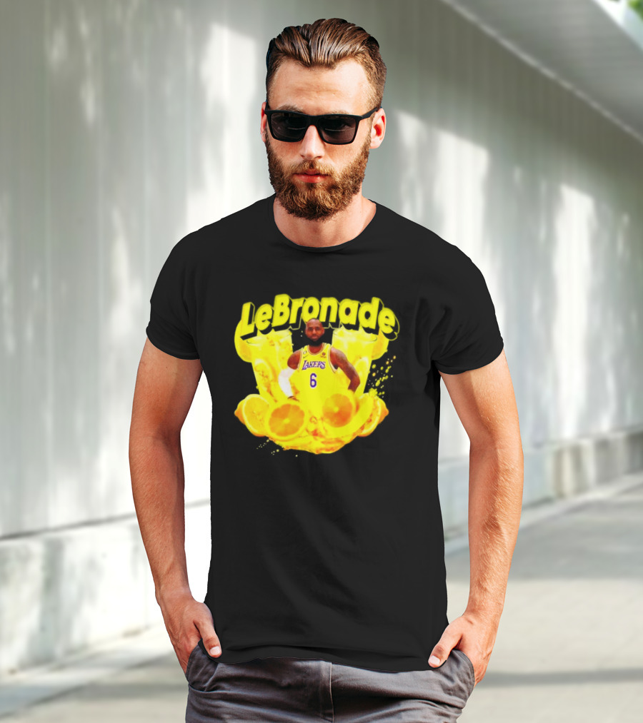LeBronade LeBron James Los Angeles Lakers 6 Lemon Explosion T-Shirt