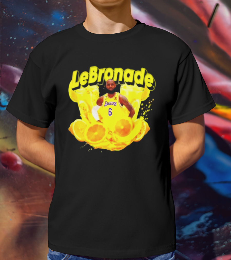 LeBronade LeBron James Los Angeles Lakers 6 Lemon Explosion T-Shirt
