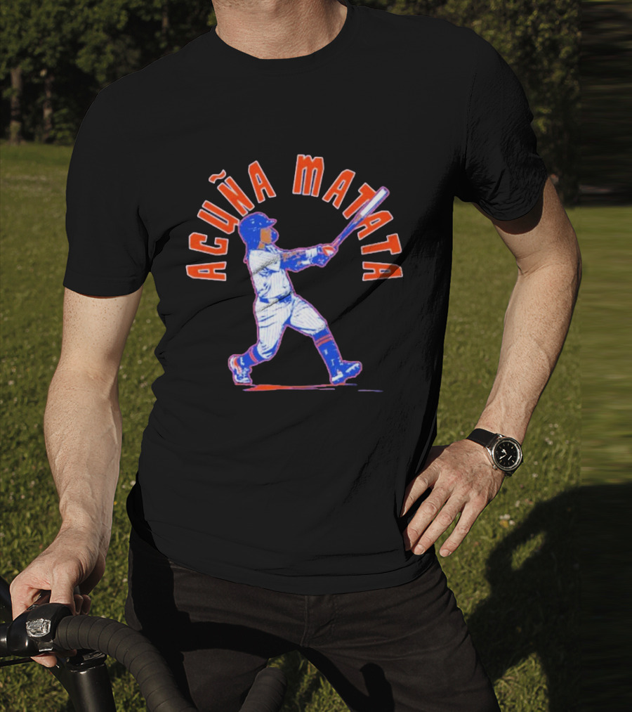 Acuna Matata Baseball Swing New York Mets T-Shirt