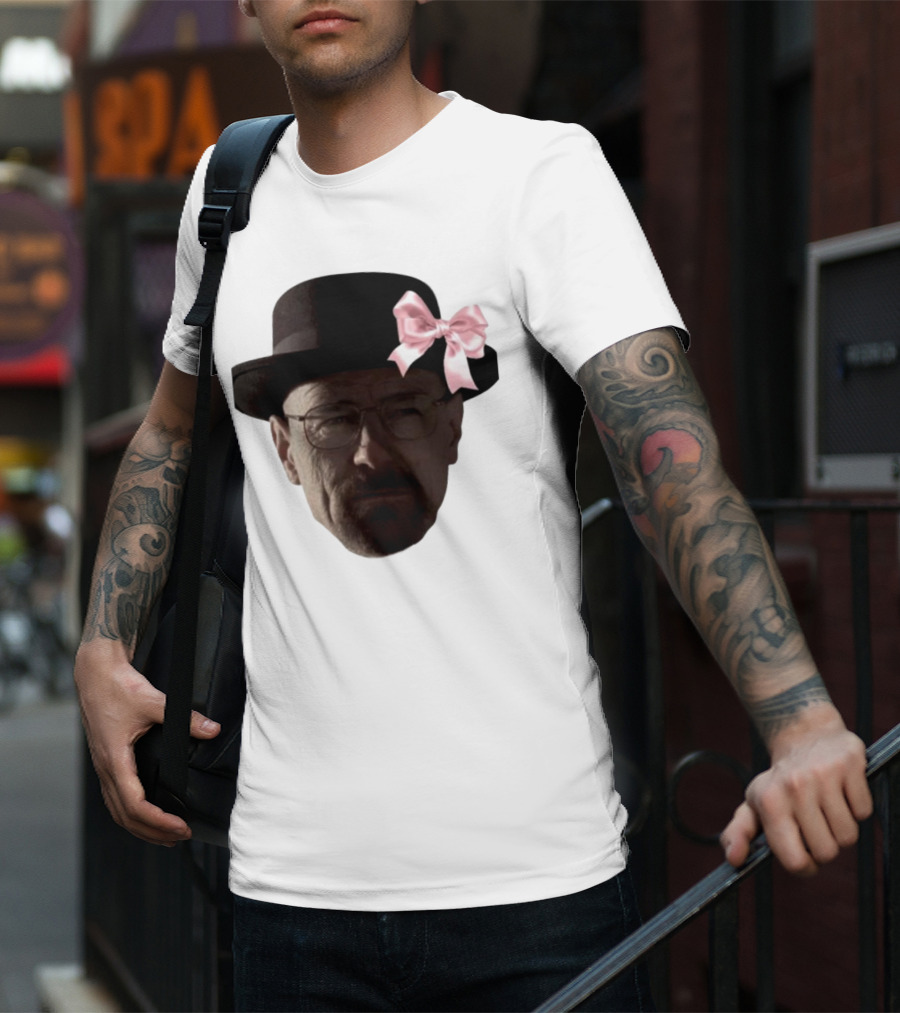 Pink Bow Walter White Heisenberg Breaking Bad T-Shirt