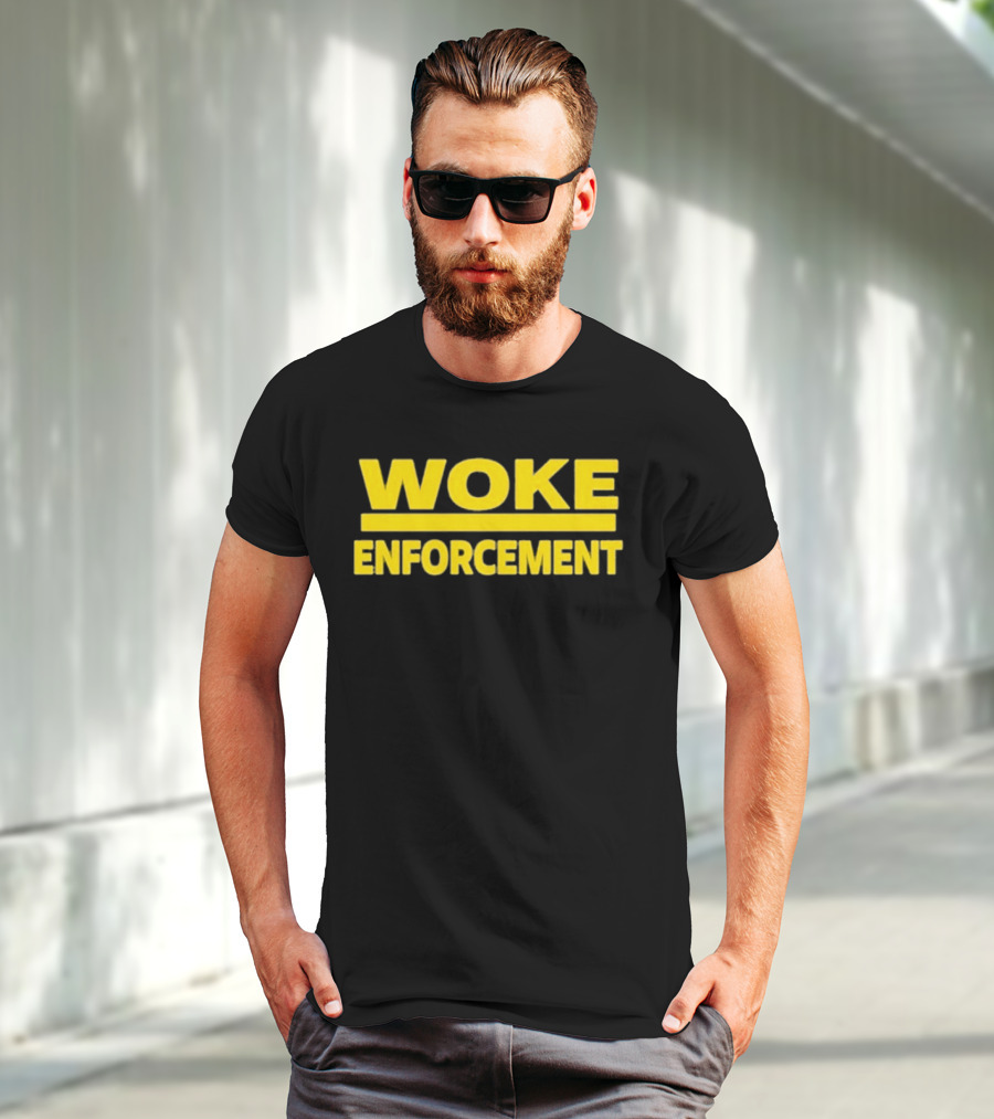 Admiral Bear Woke Enforcement Enforcement Woke T-Shirt