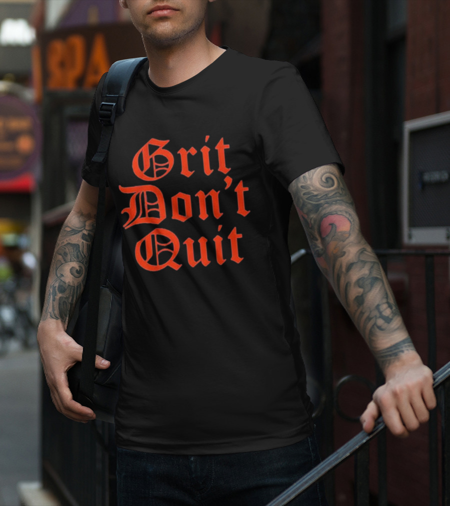 Grit Don't Quit Detroit Tigers T-Shirt