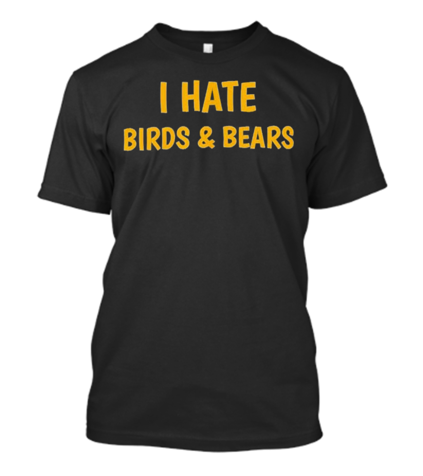 Milwaukee Brewers I Hate Birds And Bears Fan Rivalry T-Shirt