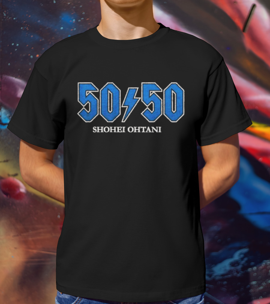 Shohei Ohtani 50 50 Lightning T-Shirt
