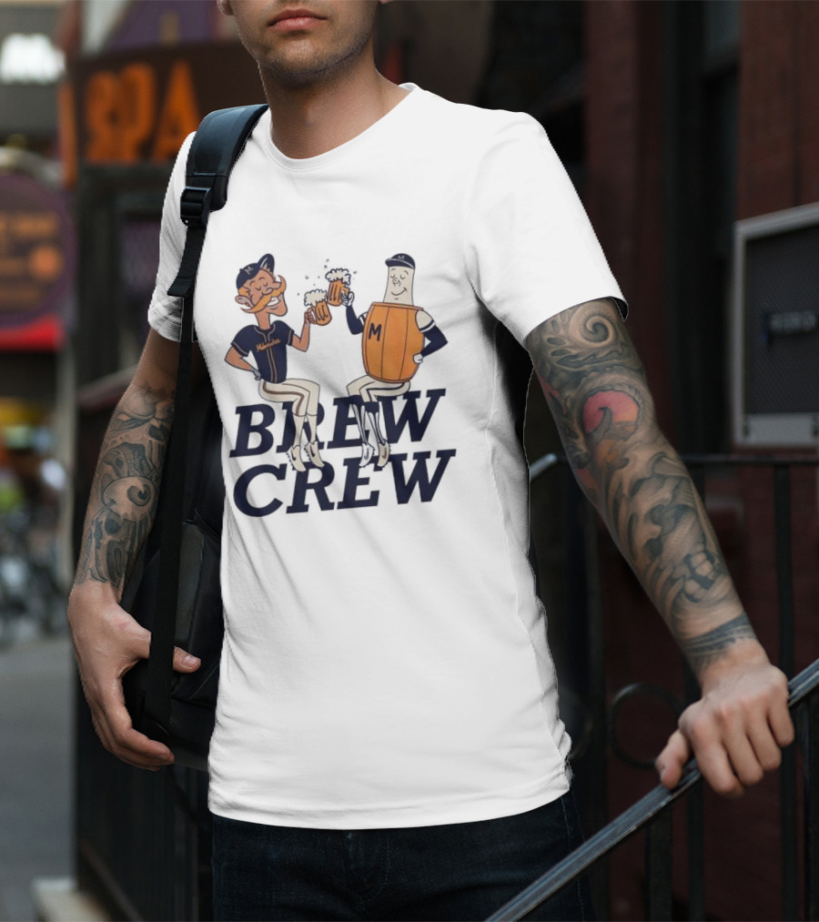 Milwaukee Brew Crew Drinking Mascots T-Shirt