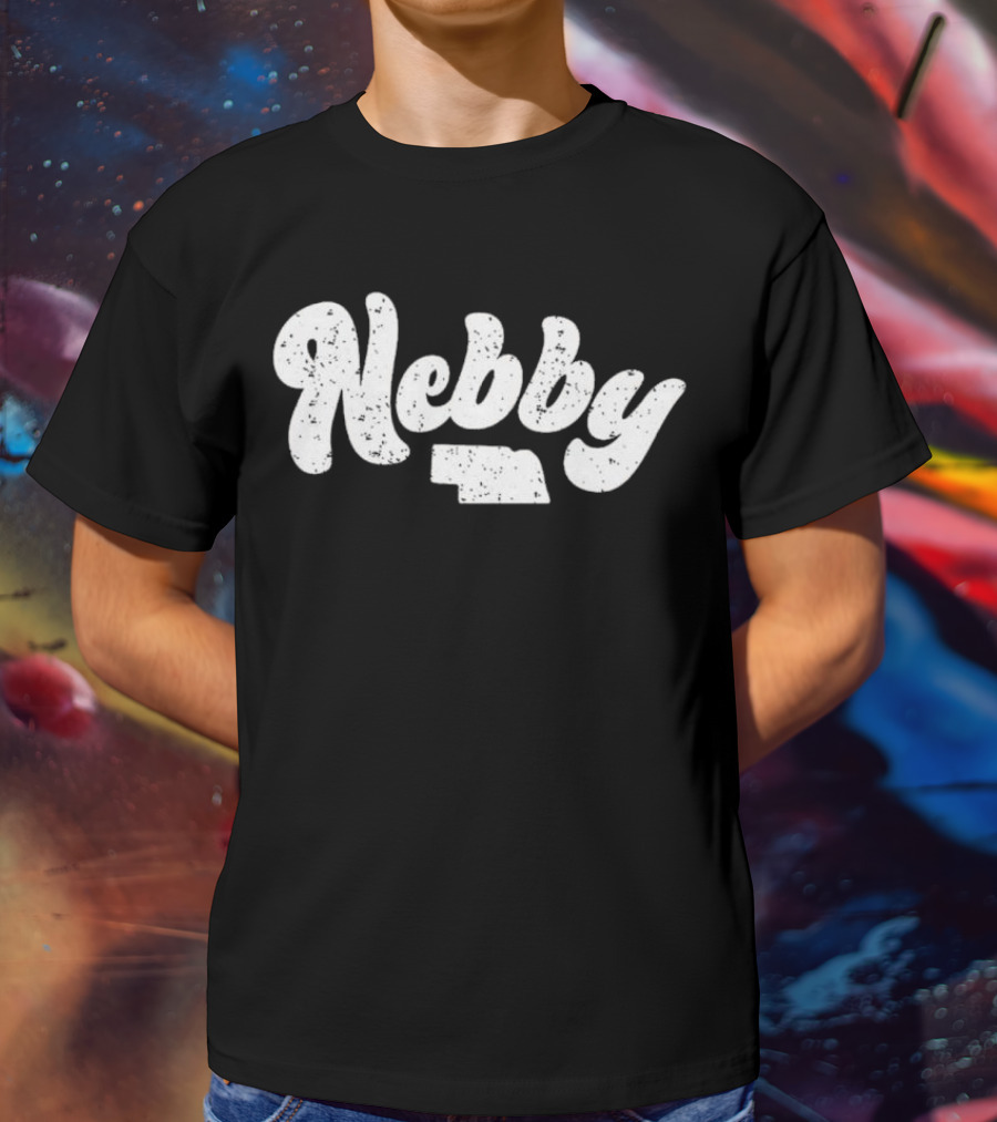 Nebby Nebraska State T-Shirt