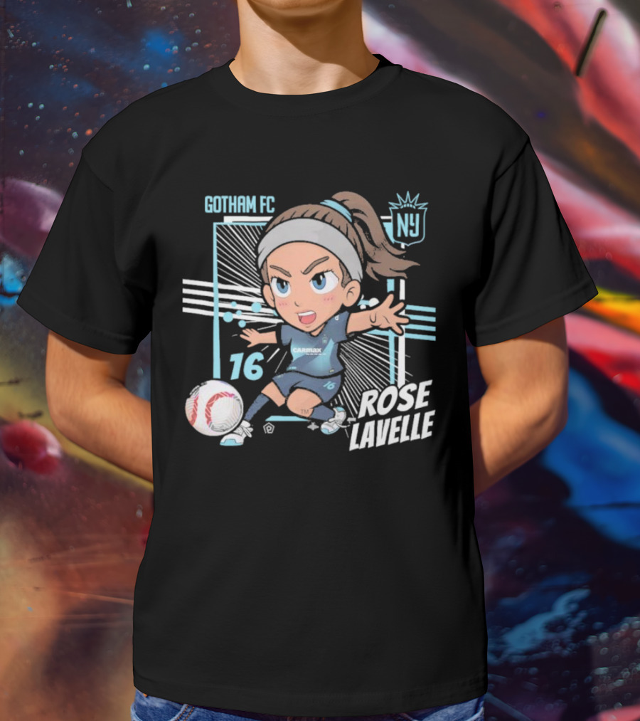 Gotham FC NY Rose Lavelle Chibi 16 T-Shirt