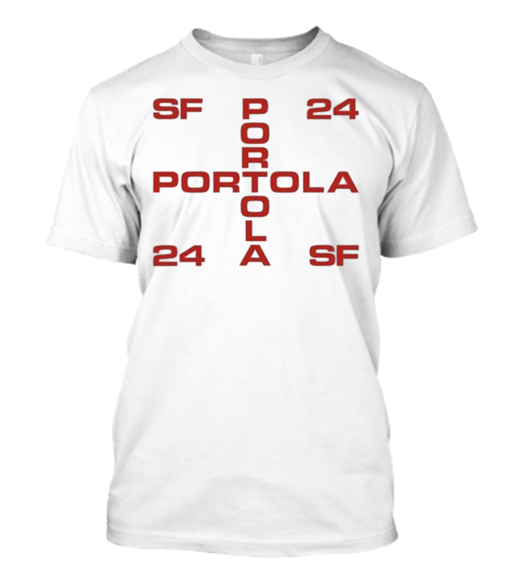 Portola SF 24 Cross Logo Lineup T-Shirt