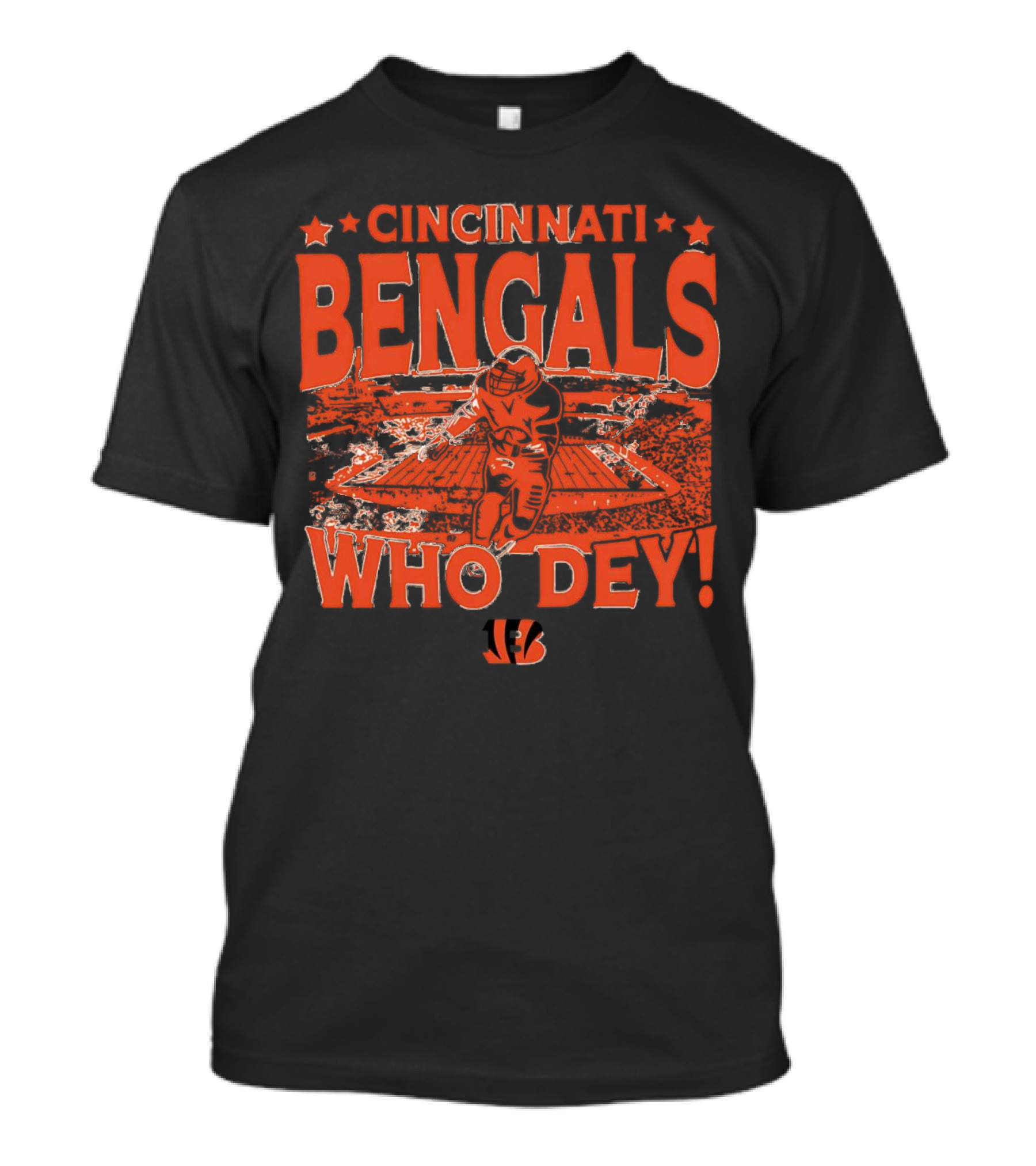 Cincinnati Bengals Who Dey Gameday Football Fan Gear T-Shirt