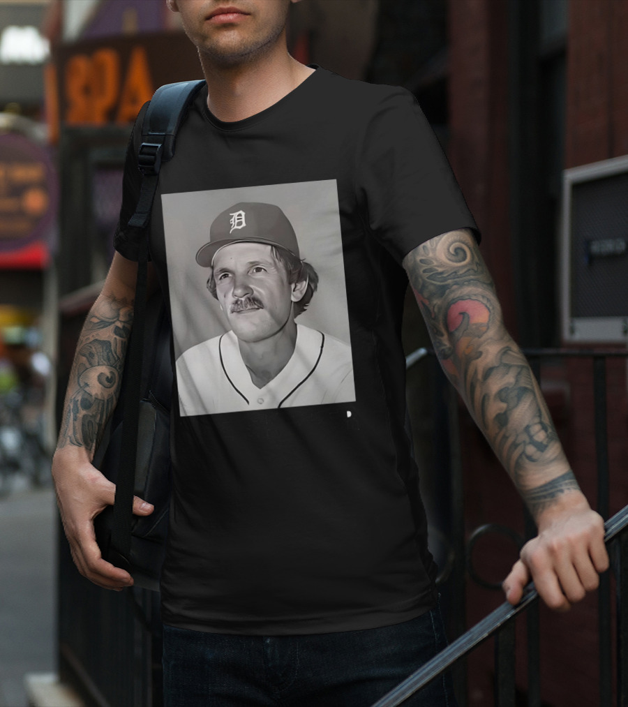 Baseball Legend Jim Leyland The Skipper In Classic Detroit T-Shirt