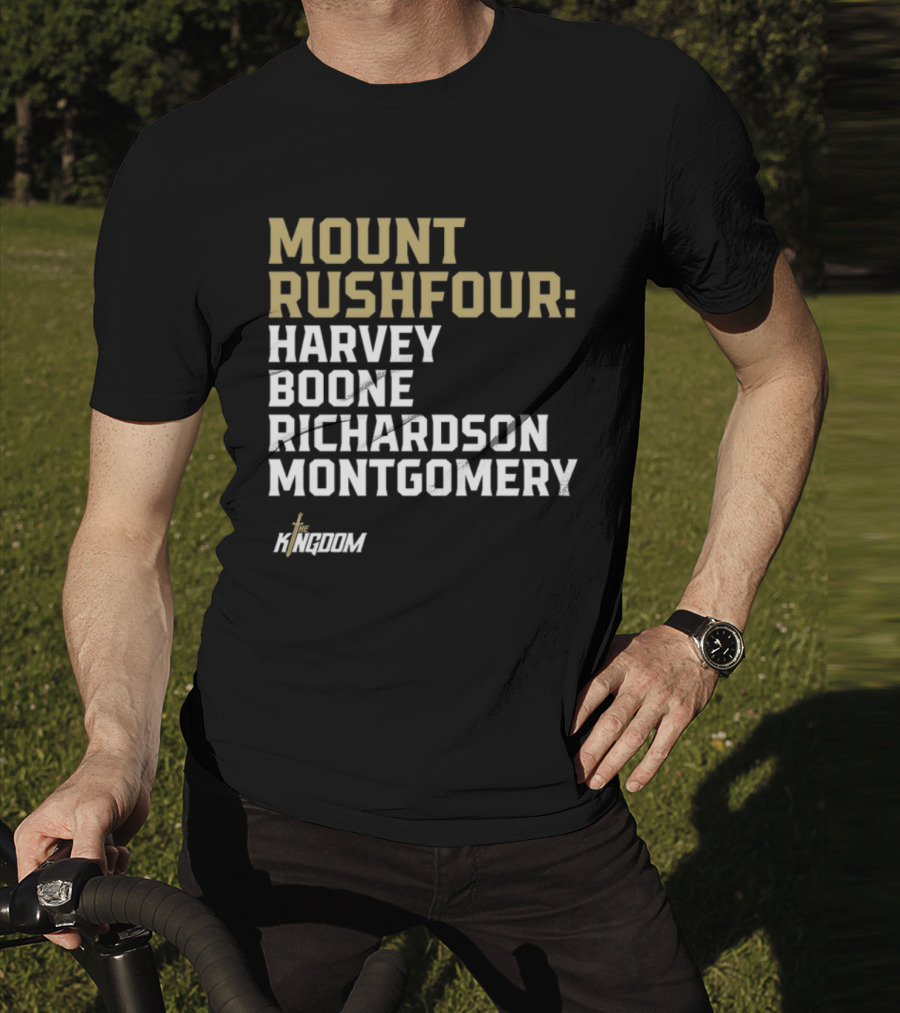 Mount Rushfour Harvey Boone Richardson Montgomery The Kingdom T-Shirt