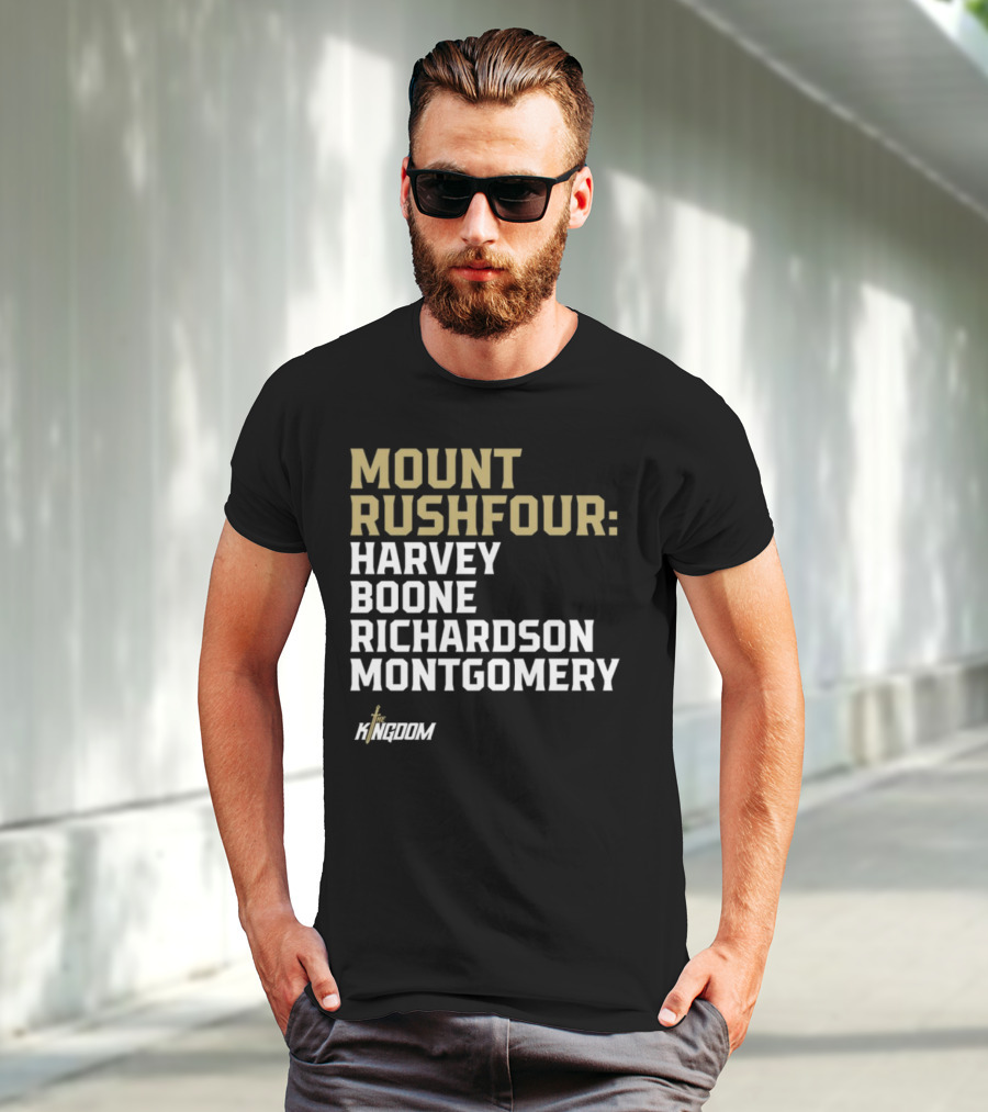 Mount Rushfour Harvey Boone Richardson Montgomery The Kingdom T-Shirt