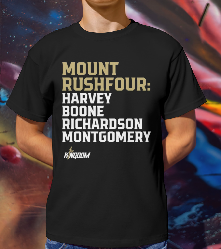 Mount Rushfour Harvey Boone Richardson Montgomery The Kingdom T-Shirt