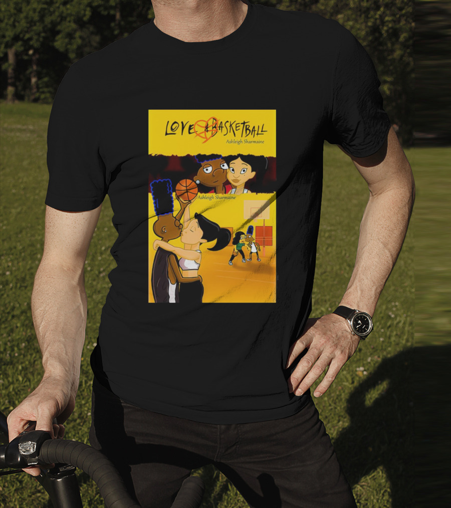 Love And Basketball Ashleigh Sharmaine Animated Romance Sports T-Shirt