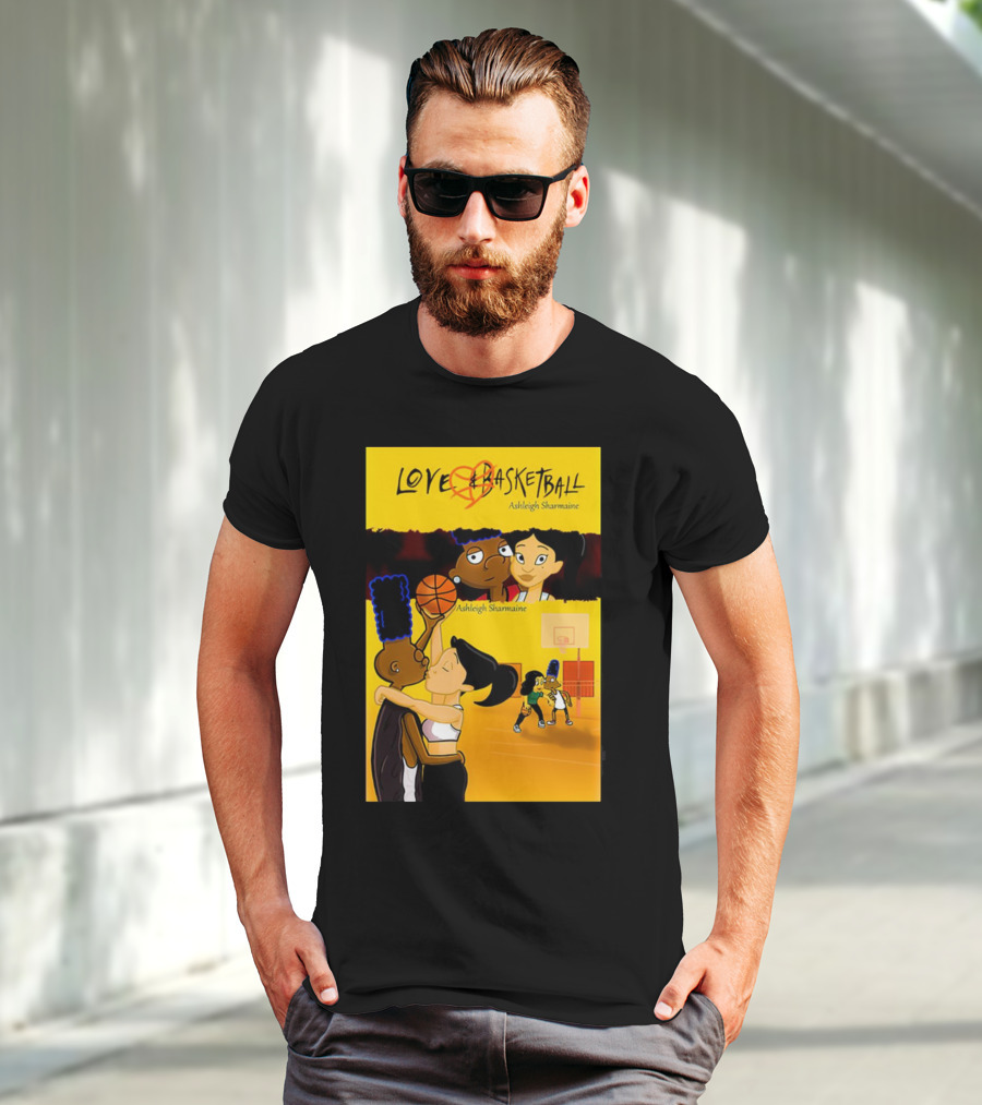 Love And Basketball Ashleigh Sharmaine Animated Romance Sports T-Shirt