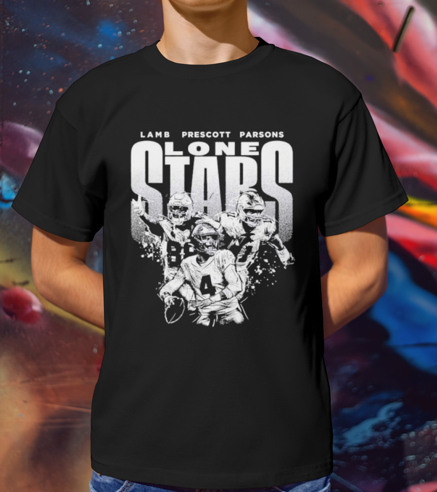 Lamb Prescott Parsons Lone Stars Dallas Cowboys T-Shirt