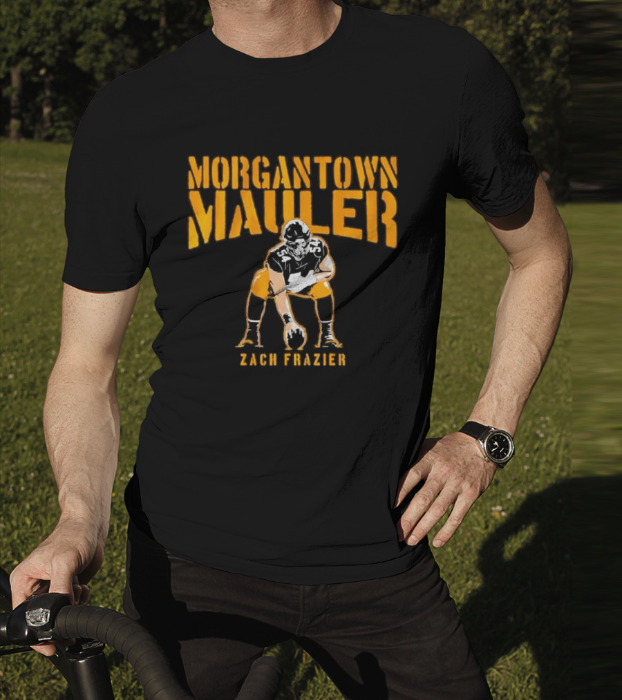 Morgantown Mauler Zach Frazier Steelers Football Player T-Shirt