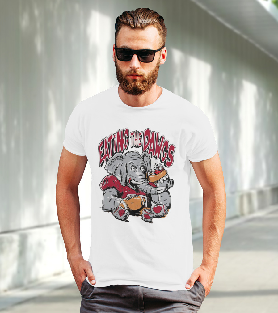 Alabama Crimson Tide Eating The Dawgs Defeat Georgia Bulldogs T-Shirt