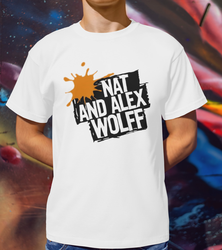 Nat And Alex Wolff Splash Motif T-Shirt