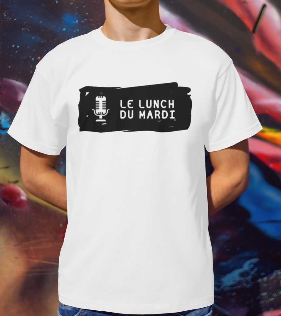 Le Lunch Du Mardi Podcast MLS Microphone T-Shirt