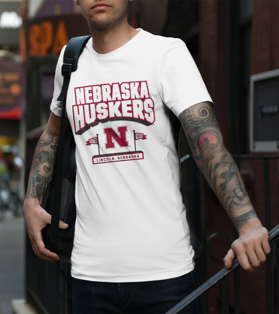 Nebraska Huskers Lincoln Nebraska Estd 1869 N T-Shirt