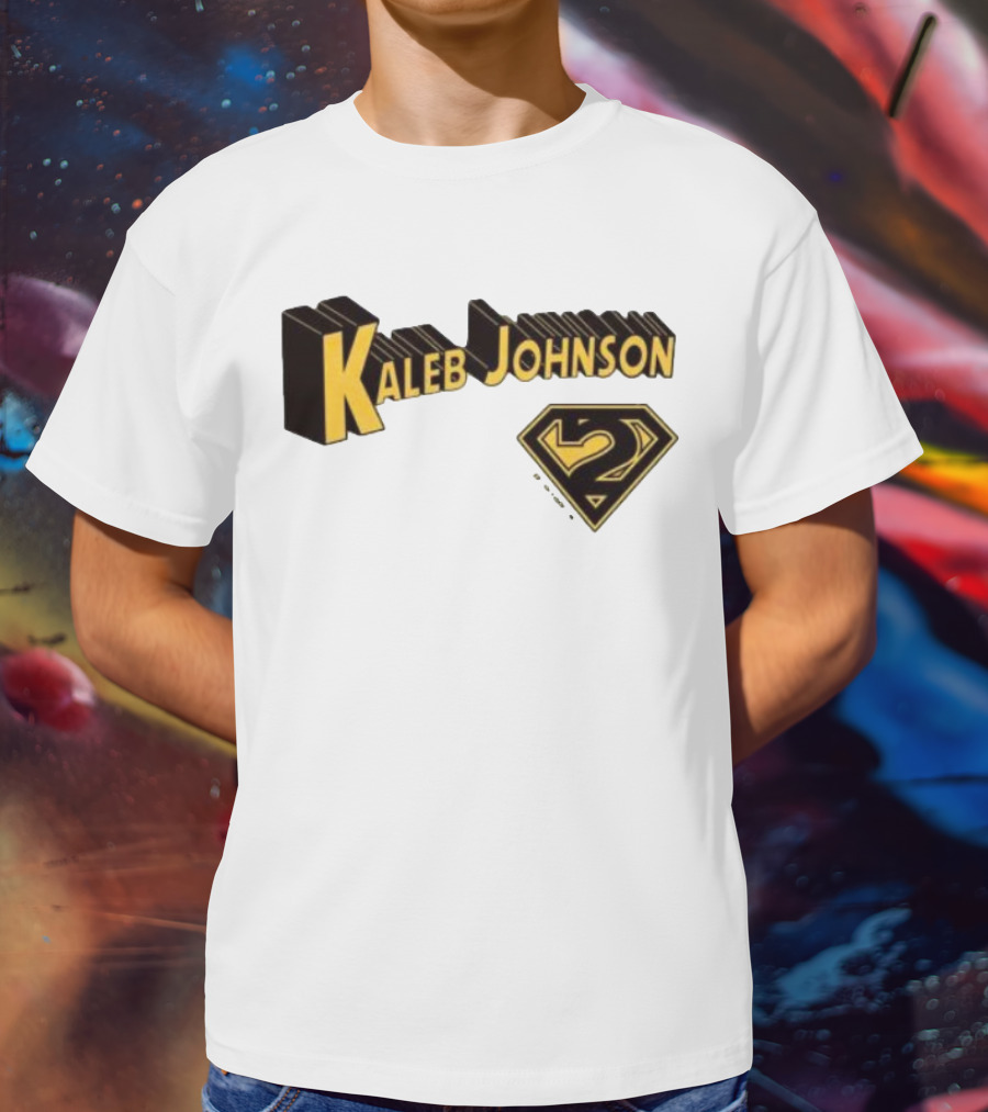 Kaleb Johnson Superman Style Logo Retro T-Shirt