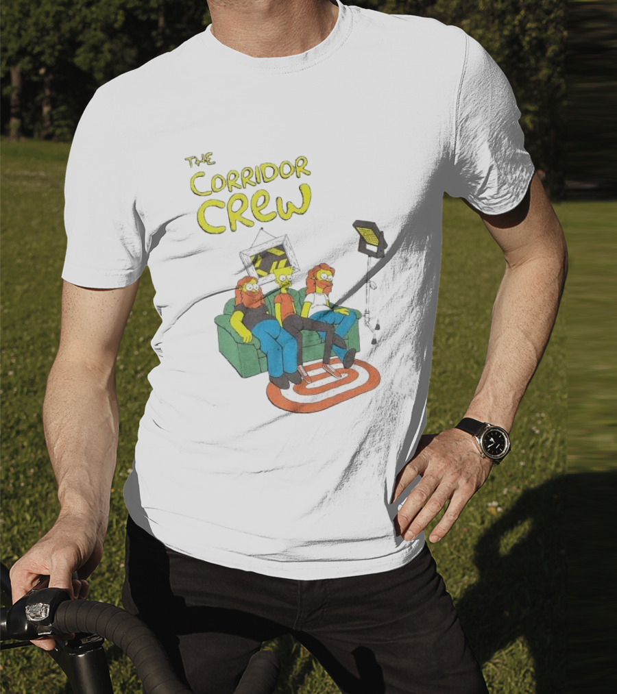 The Corridor Crew Couch Animation Characters With Lighting Equipment T-Shirt