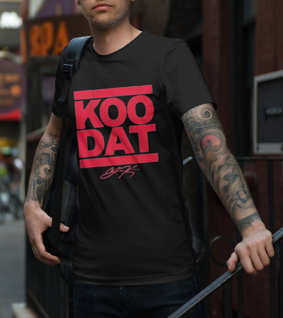 Koo Dat Younghoe Koo Atlanta Falcons Signature T-Shirt