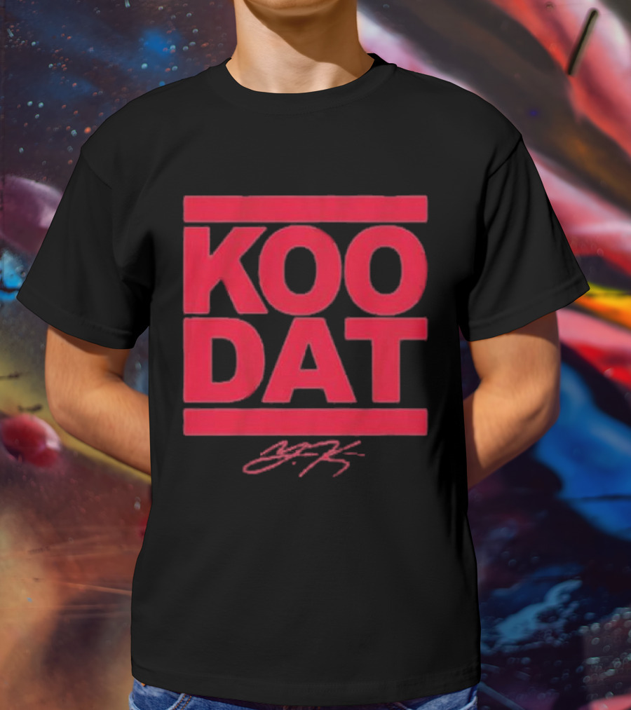 Koo Dat Younghoe Koo Atlanta Falcons Signature T-Shirt