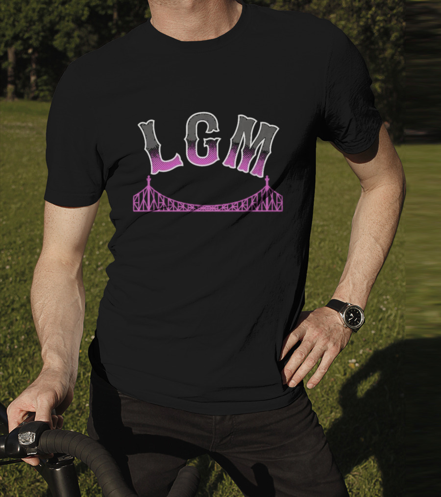 LGM Bridge New York Mets City Grimace T-Shirt