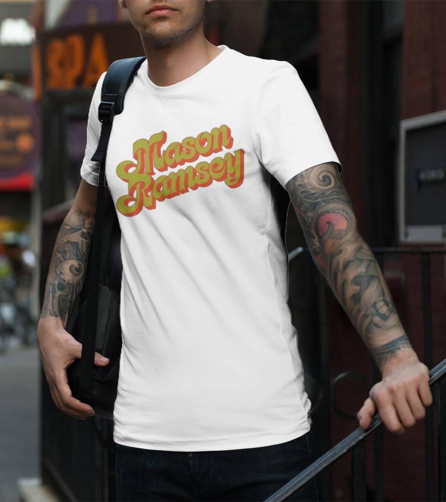 Mason Ramsey Vibrant Script Raglan T-Shirt