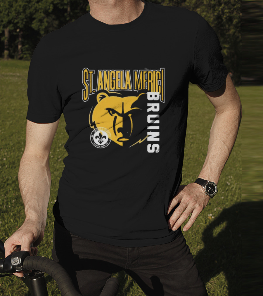 St. Angela Merici Bruins Bear Logo Normandy Park Ohio T-Shirt