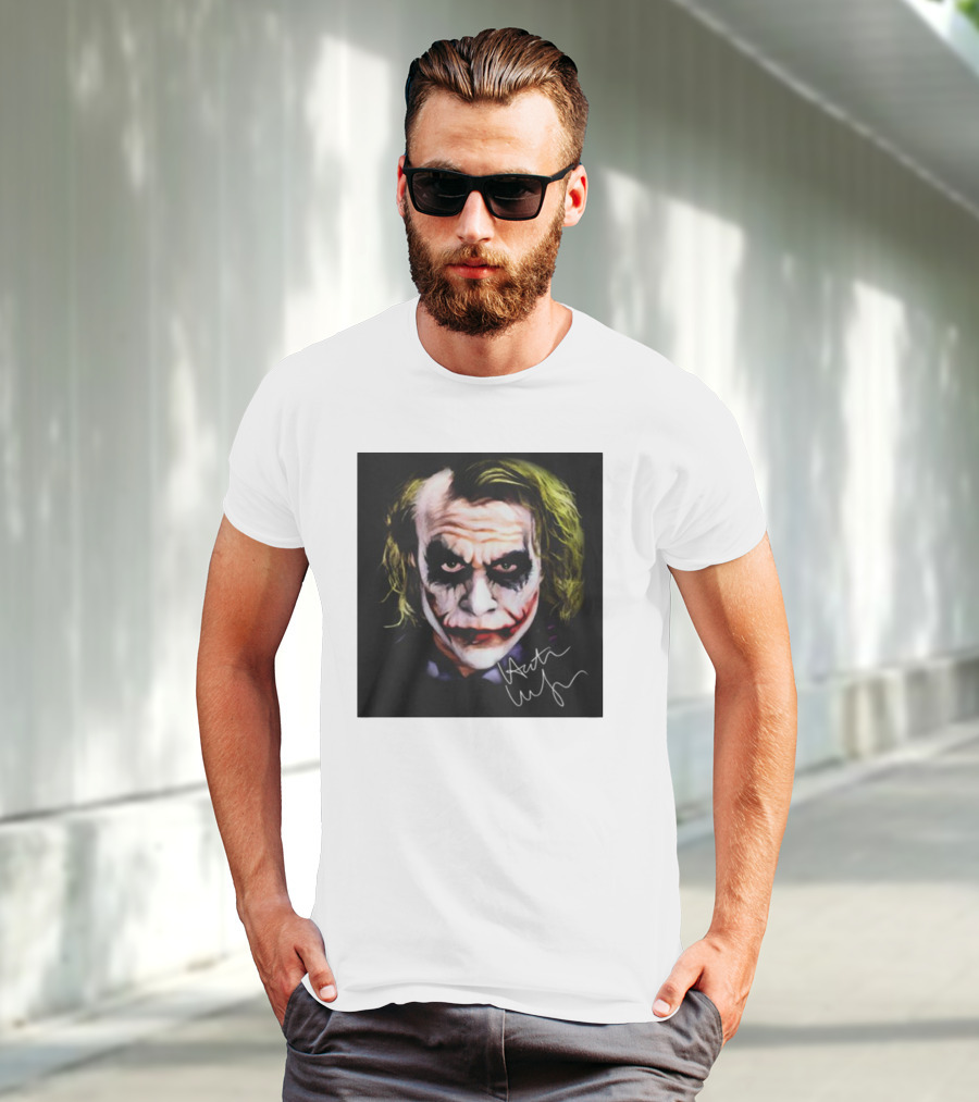 Joker 2 Heath Ledger Signature T-Shirt