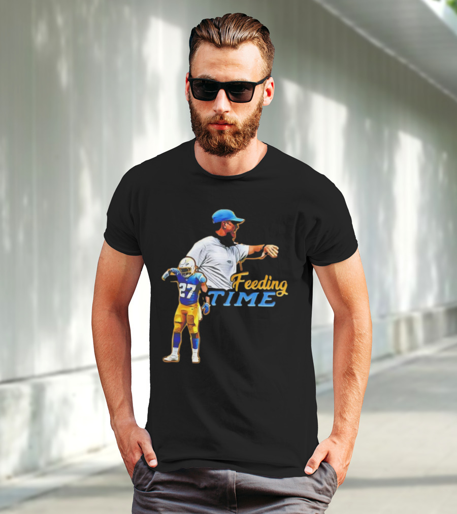 Feeding Time 27 Football Player T-Shirt