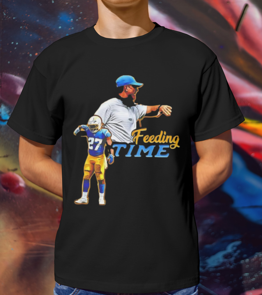 Feeding Time 27 Football Player T-Shirt