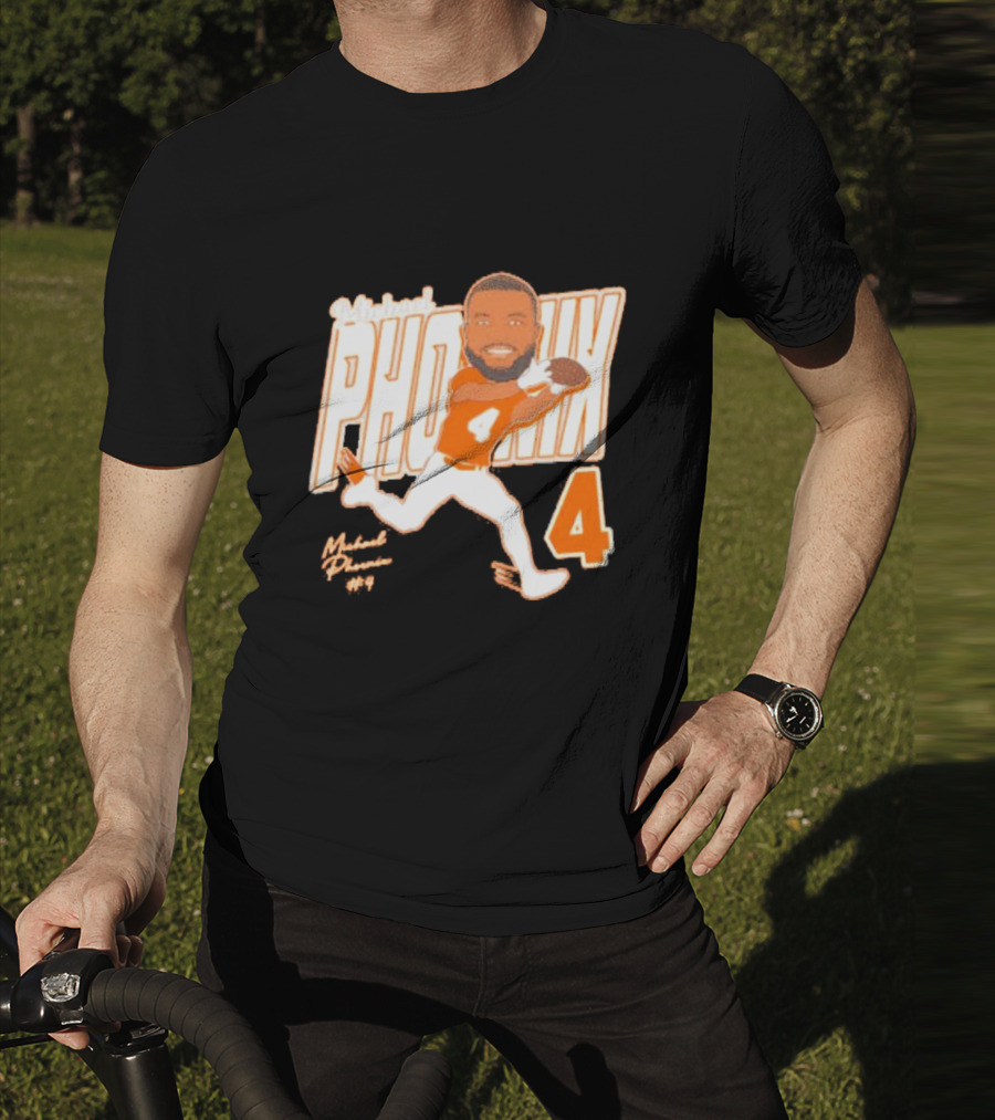 Michael Phoenix #4 Sam Houston Bearkats Signature Player Cartoon T-Shirt