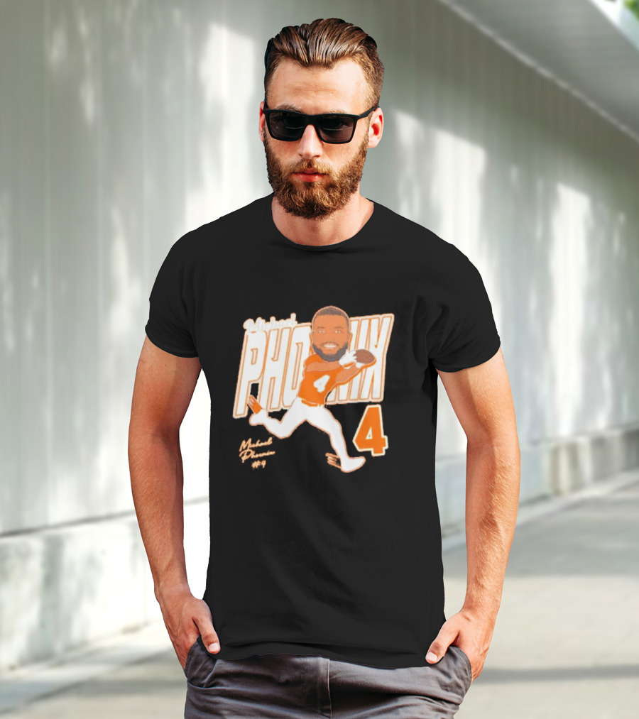 Michael Phoenix #4 Sam Houston Bearkats Signature Player Cartoon T-Shirt