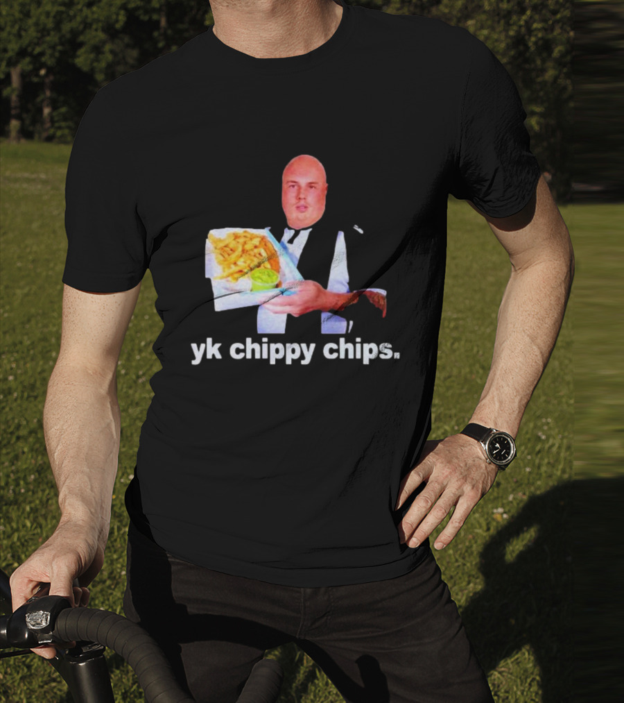 Cole Palmer YK Chippy Chips Dude Holding Fries T-Shirt