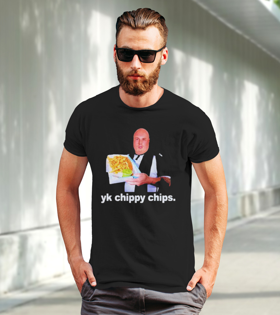 Cole Palmer YK Chippy Chips Dude Holding Fries T-Shirt