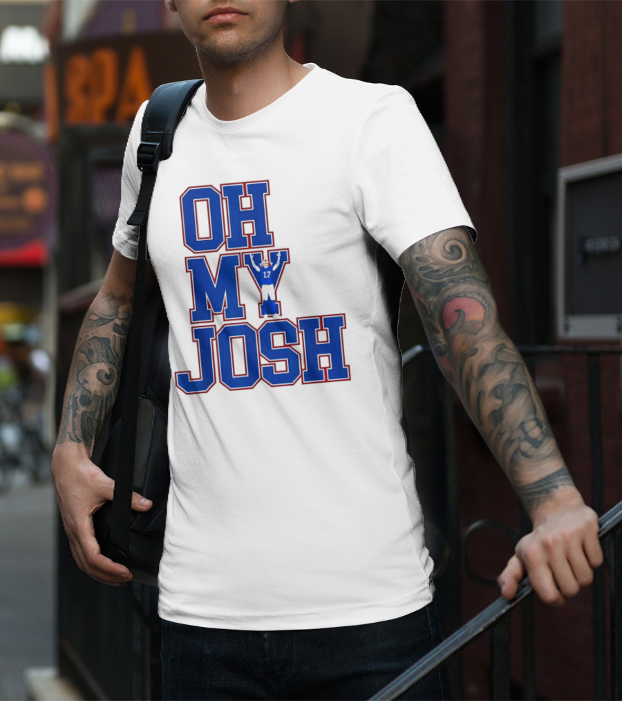 Oh My Josh Buffalo Bills Josh Allen Number 17 Football Player T-Shirt