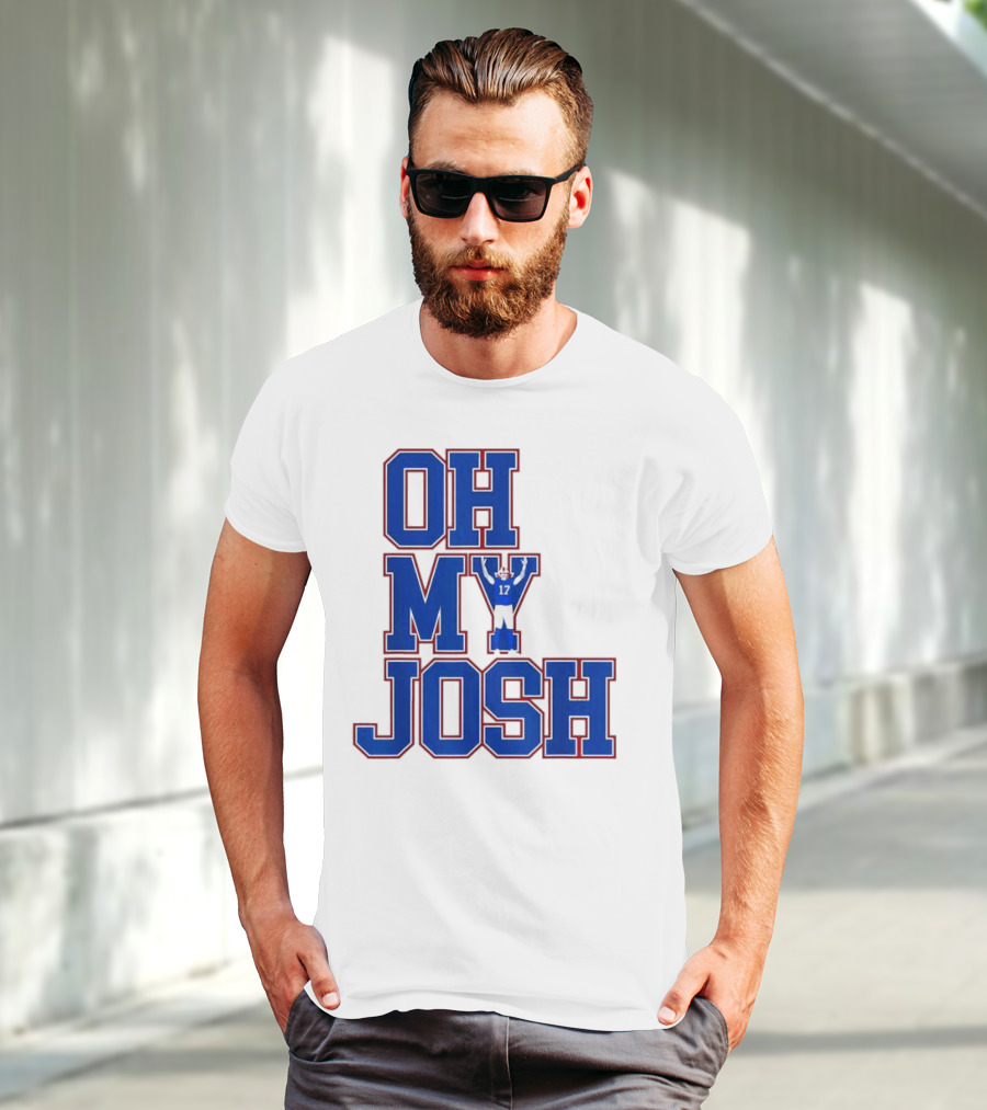 Oh My Josh Buffalo Bills Josh Allen Number 17 Football Player T-Shirt