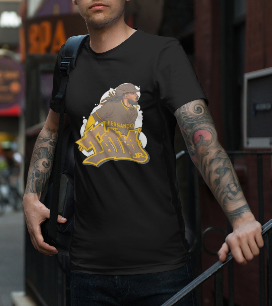 Fernando Tatis Jr San Diego Padres Graffiti T-Shirt