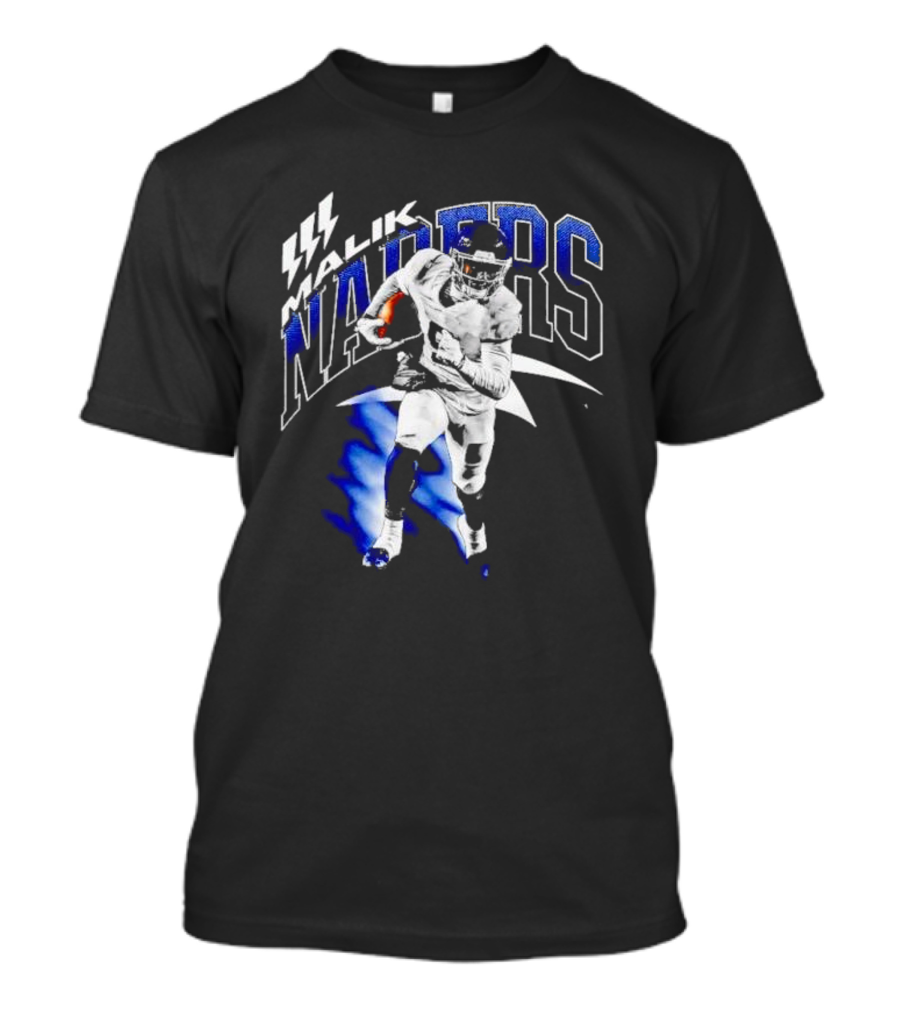 Malik Nabers Vintage New York Football Running T-Shirt