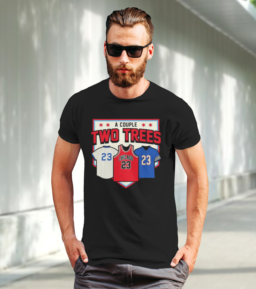 A Couple Two Trees Chicago 23 Sports Jerseys T-Shirt