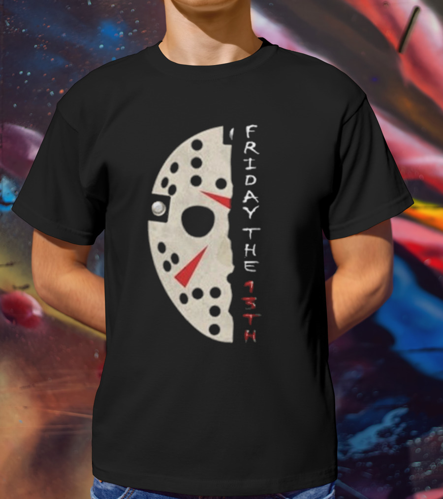 Jason Voorhees Mask Friday The 13th Vintage T-Shirt