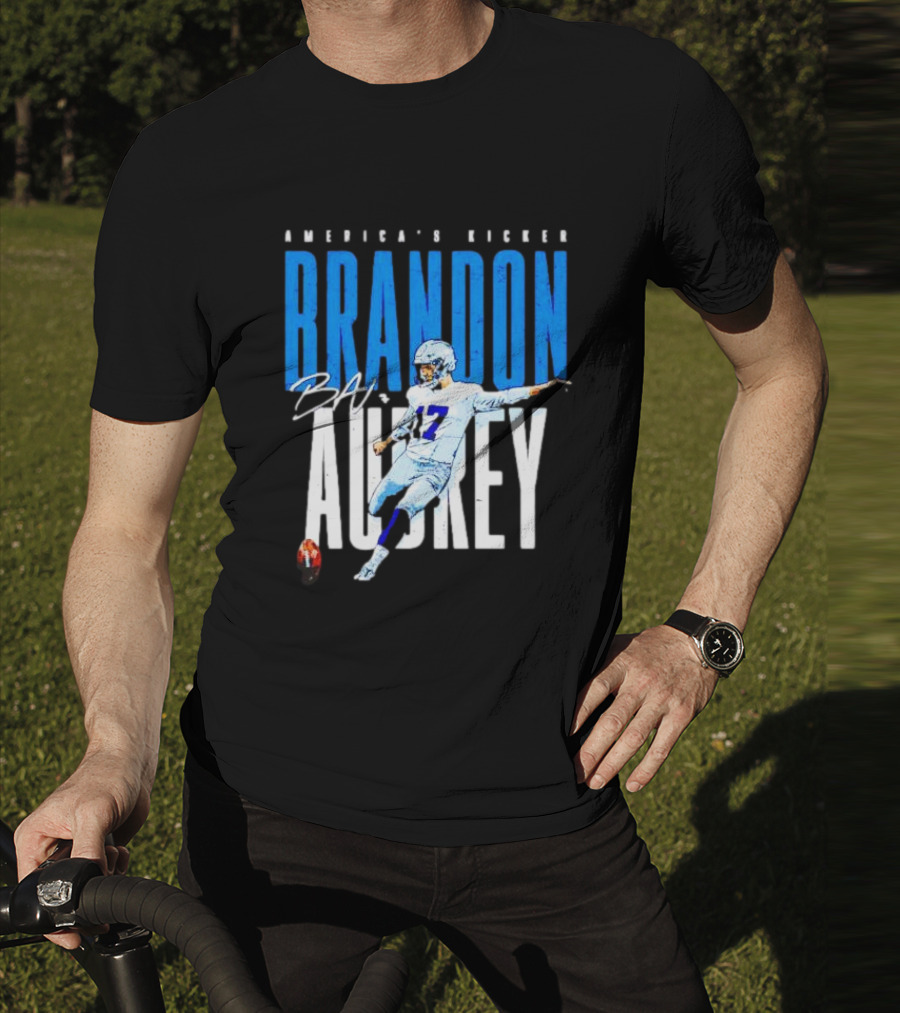 America's Kicker Brandon Aubrey Dallas Cowboys Signature T-Shirt