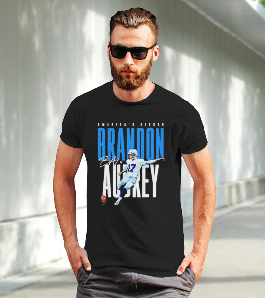 America's Kicker Brandon Aubrey Dallas Cowboys Signature T-Shirt