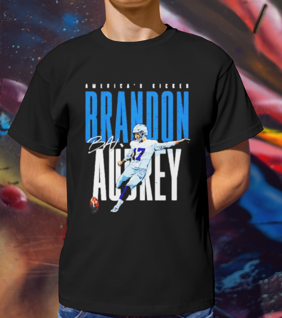 America's Kicker Brandon Aubrey Dallas Cowboys Signature T-Shirt