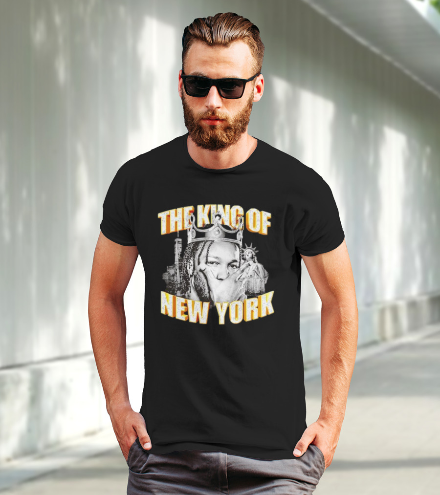 The King Of New York Knicks Basketball Jalen Brunson T-Shirt